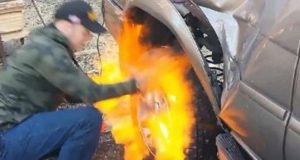 Fire Sealing a Tire