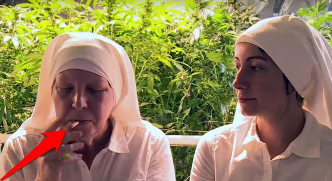 Nuns Smoking Weed