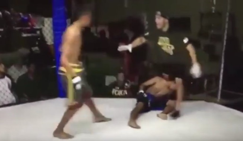 MMA Fighter Takes on Referee (1)