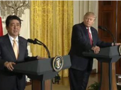 trump pretends to understand japanese thumb