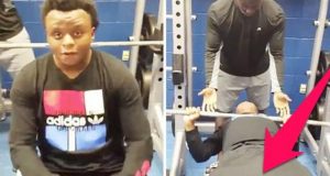 Man Sharts Lifting At Gym