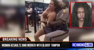 Woman Fights DMV Police