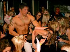 Male Stripper Assaulted Party