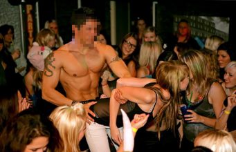 Male Stripper Assaulted Party