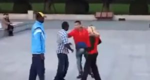 Man Defends Girlfriend