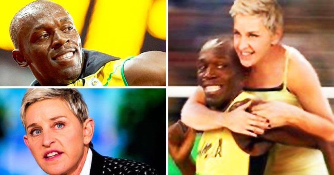 Ellen Usain Bolt